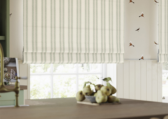 Noble Stripe, Coriscon - Roman Blind - Image 5